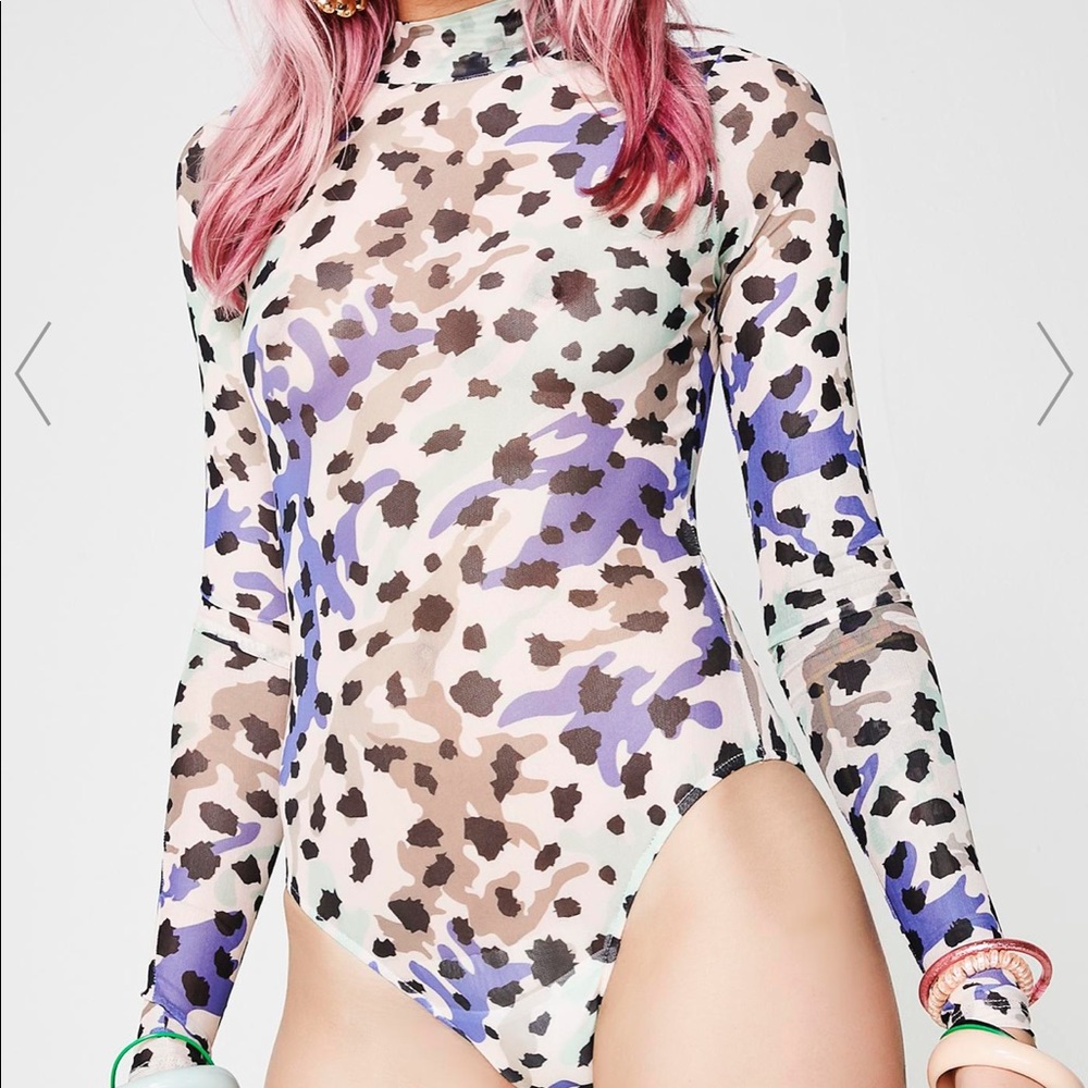 Mesh dollskill bodysuit